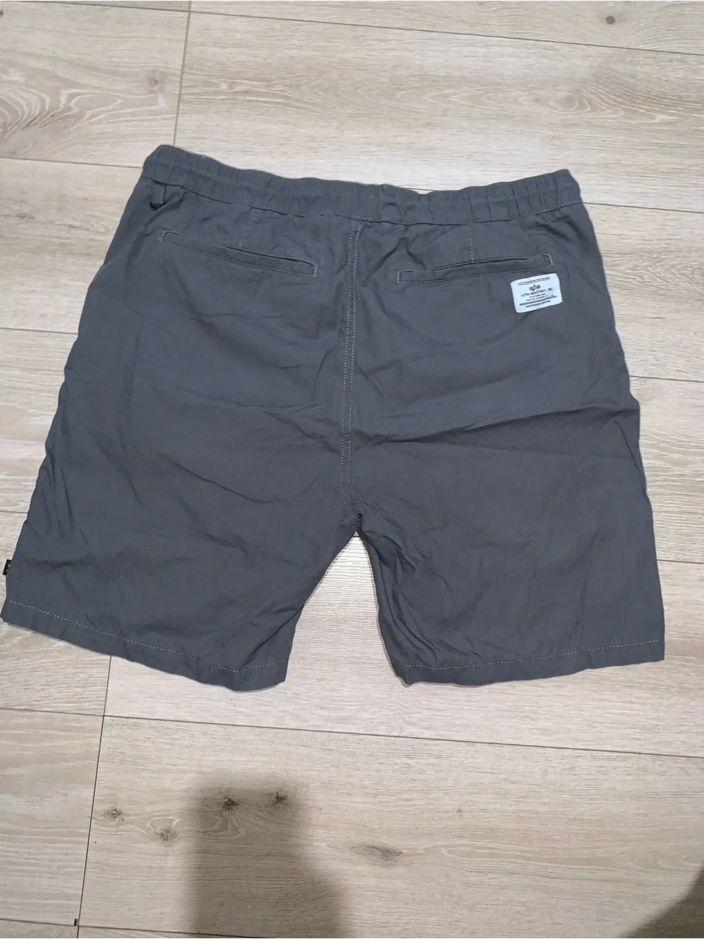 Alpha Industries Deck Cotton Shorts Aircraft Gray Size: X-Large